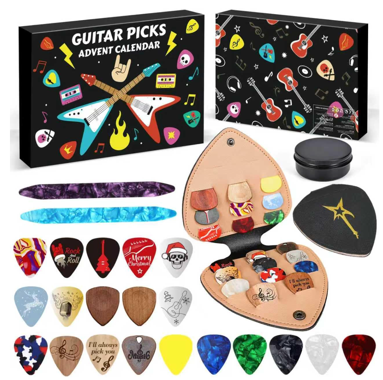 MystaPick Box™ - The Guitar Picks Advent Calendar