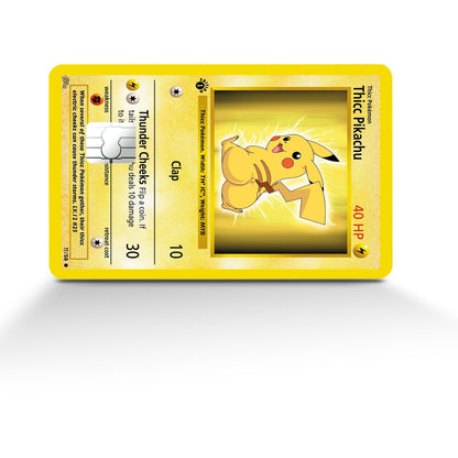 Pokemon Thicc Pikachu - Debit Card Skin