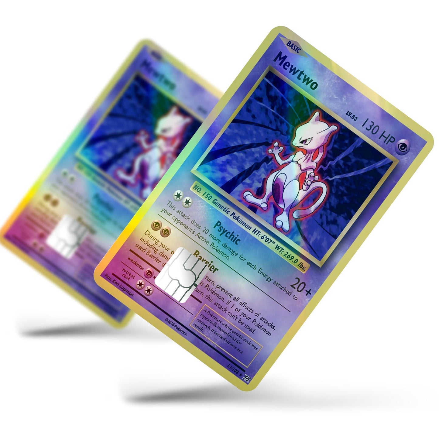 Pokemon Mewtwo - Debit Card Skin