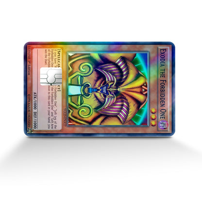 Yugioh Exodia The Forbidden  - Debit Card Skin