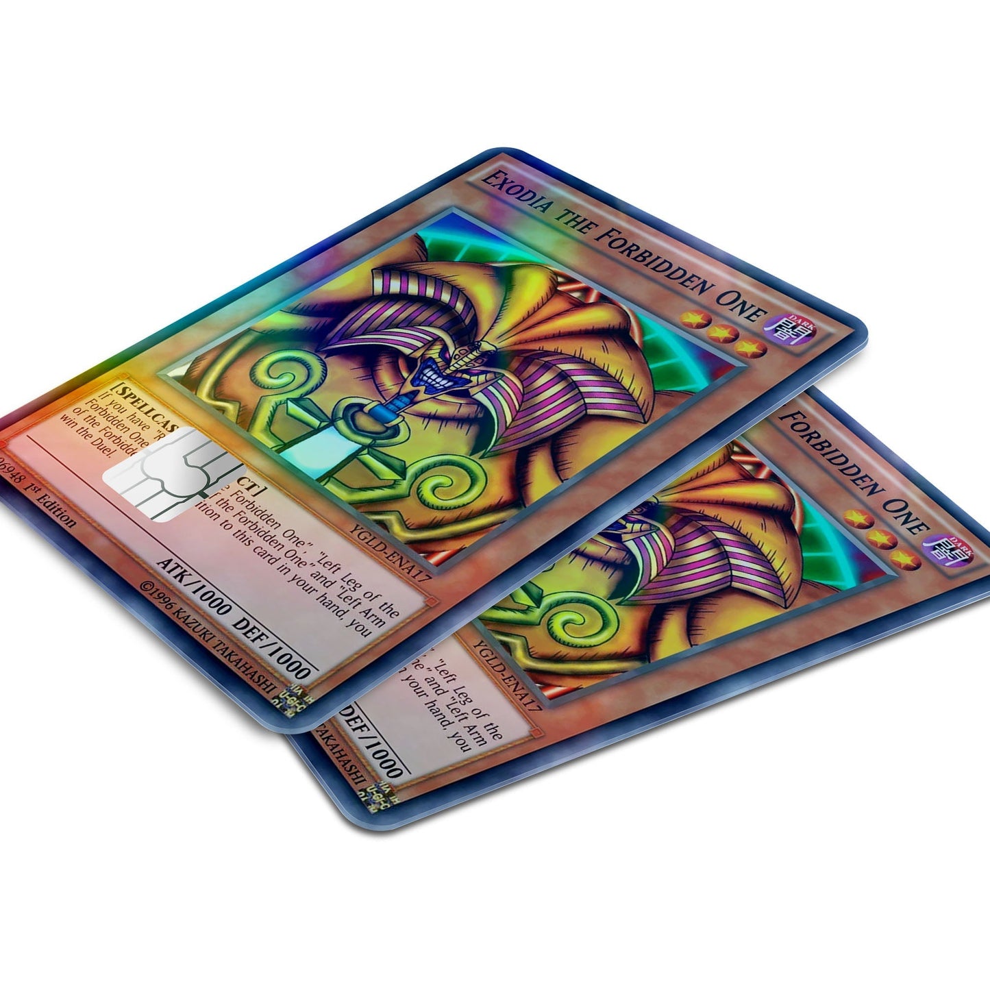 Yugioh Exodia The Forbidden  - Debit Card Skin