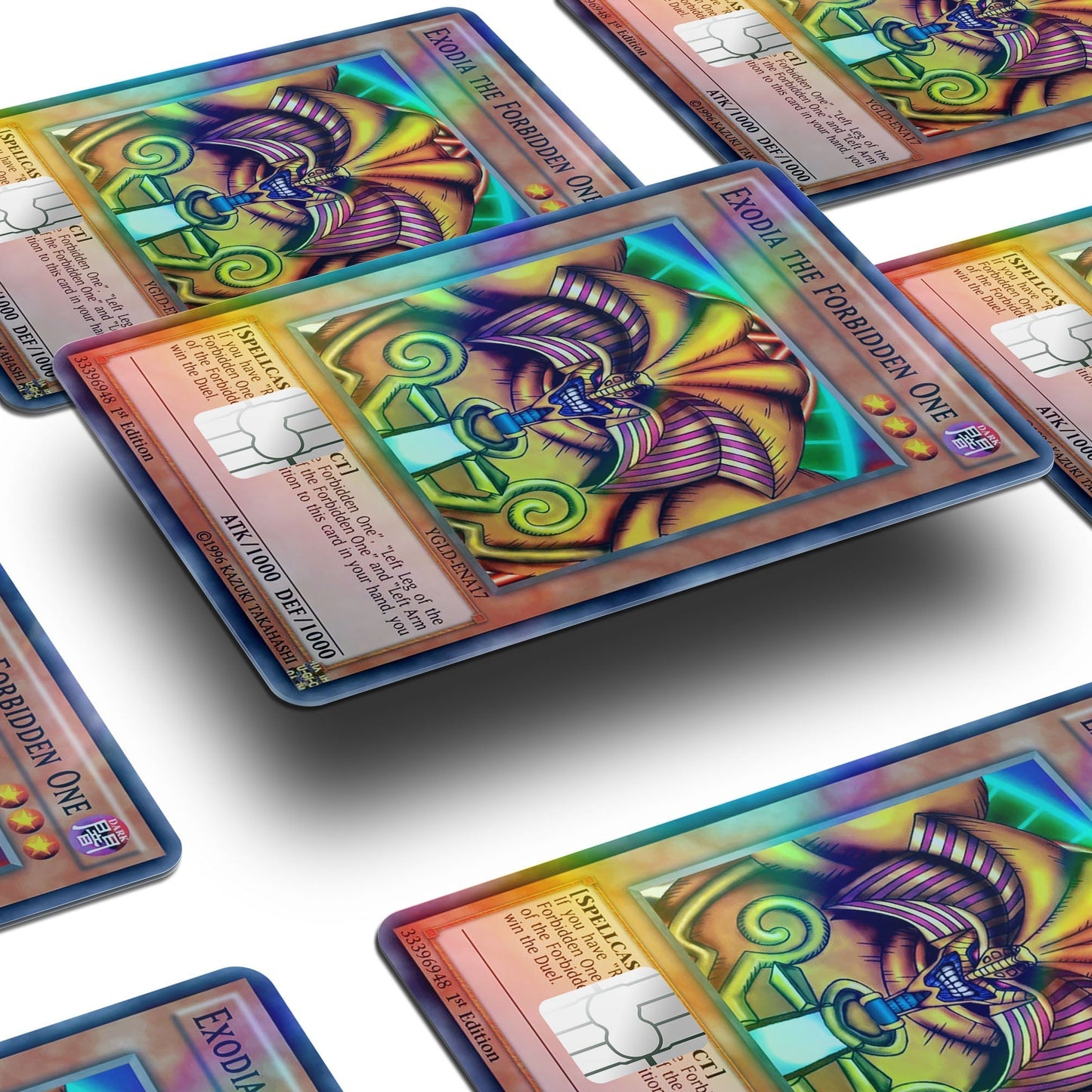 Yugioh Exodia The Forbidden  - Debit Card Skin