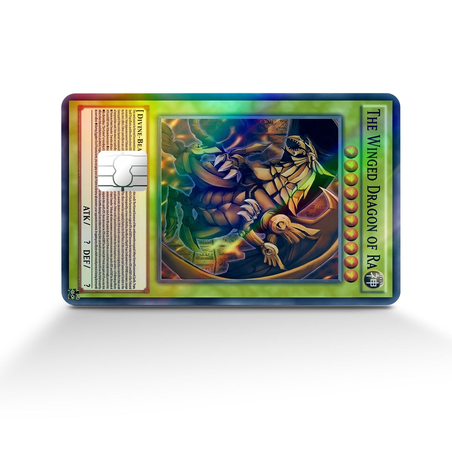 Yugioh The Winged Guardian Of Ra - Debit Card Skin