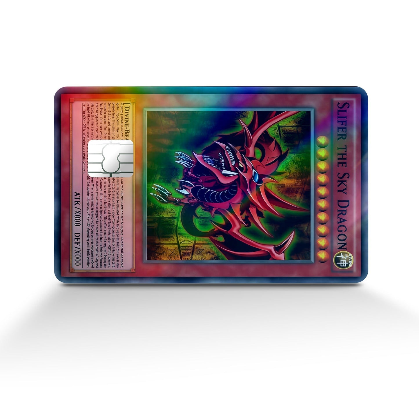 Yugioh Sliffer The Sky Dragon - Debit Card Skin