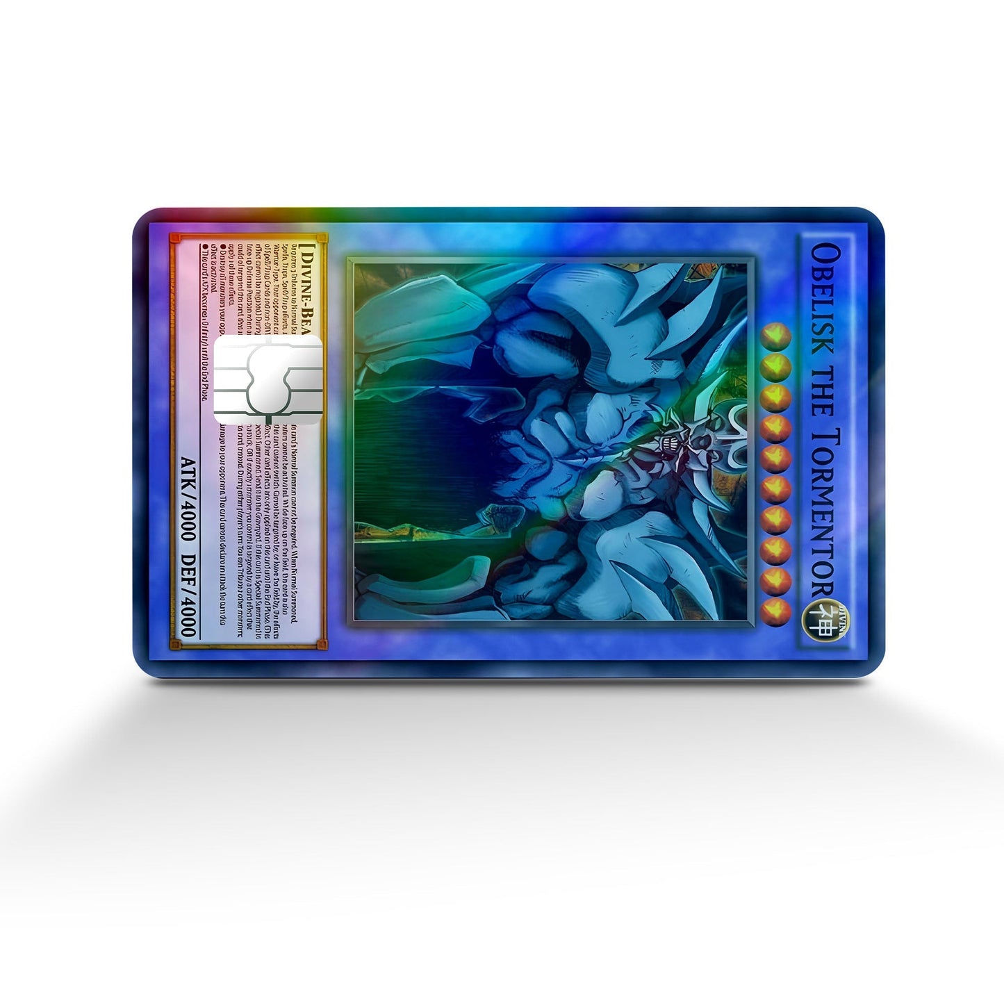 Yugioh Obelisk The Tormentor- Debit Card Skin