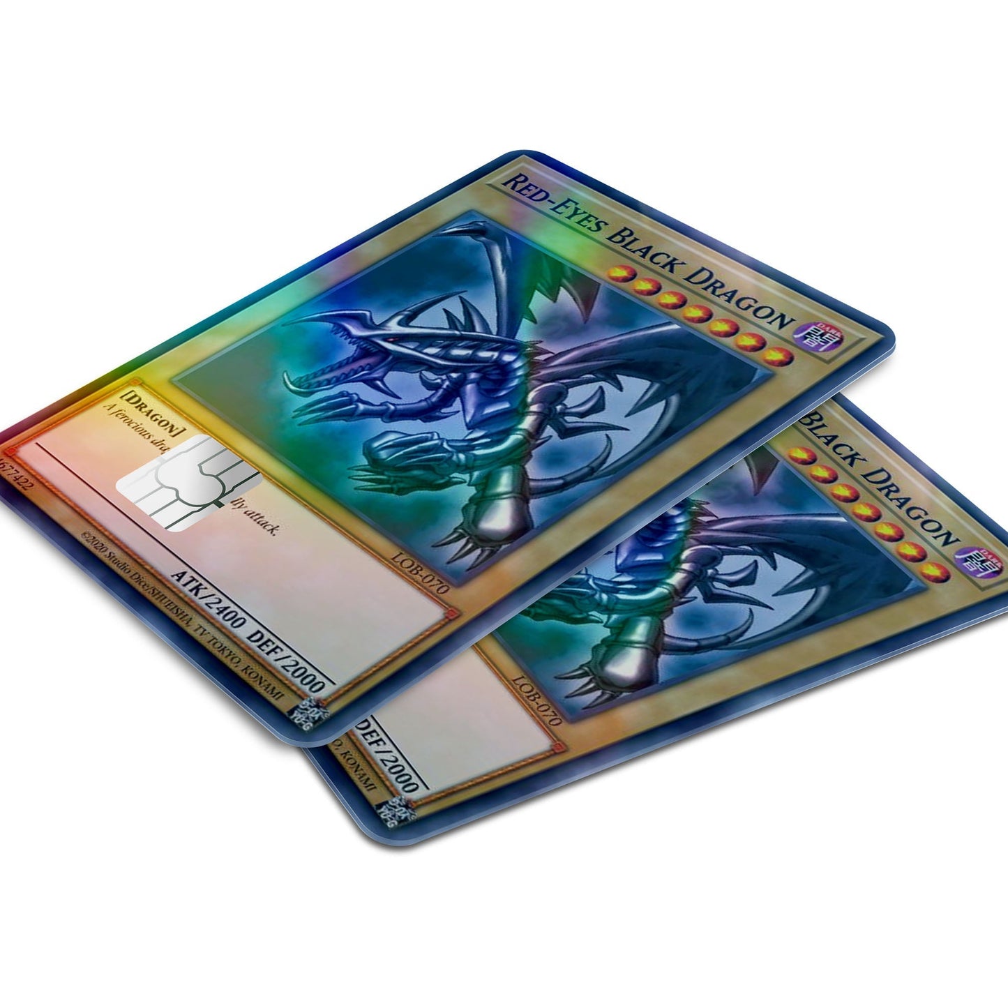 Yugioh Red Eyes Black Dragon - Debit Card Skin
