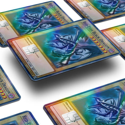 Yugioh Red Eyes Black Dragon - Debit Card Skin