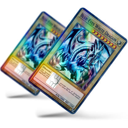 Yugioh Blue Eyes White Dragon 1st Edition - Debit Card Skin