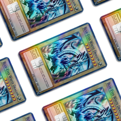 Yugioh Blue Eyes White Dragon 1st Edition - Debit Card Skin