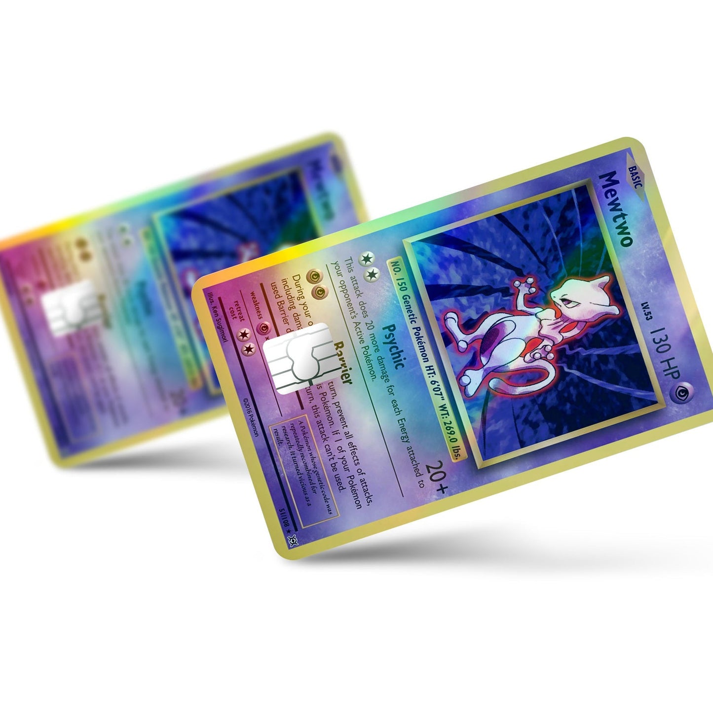 Pokemon Mewtwo - Debit Card Skin