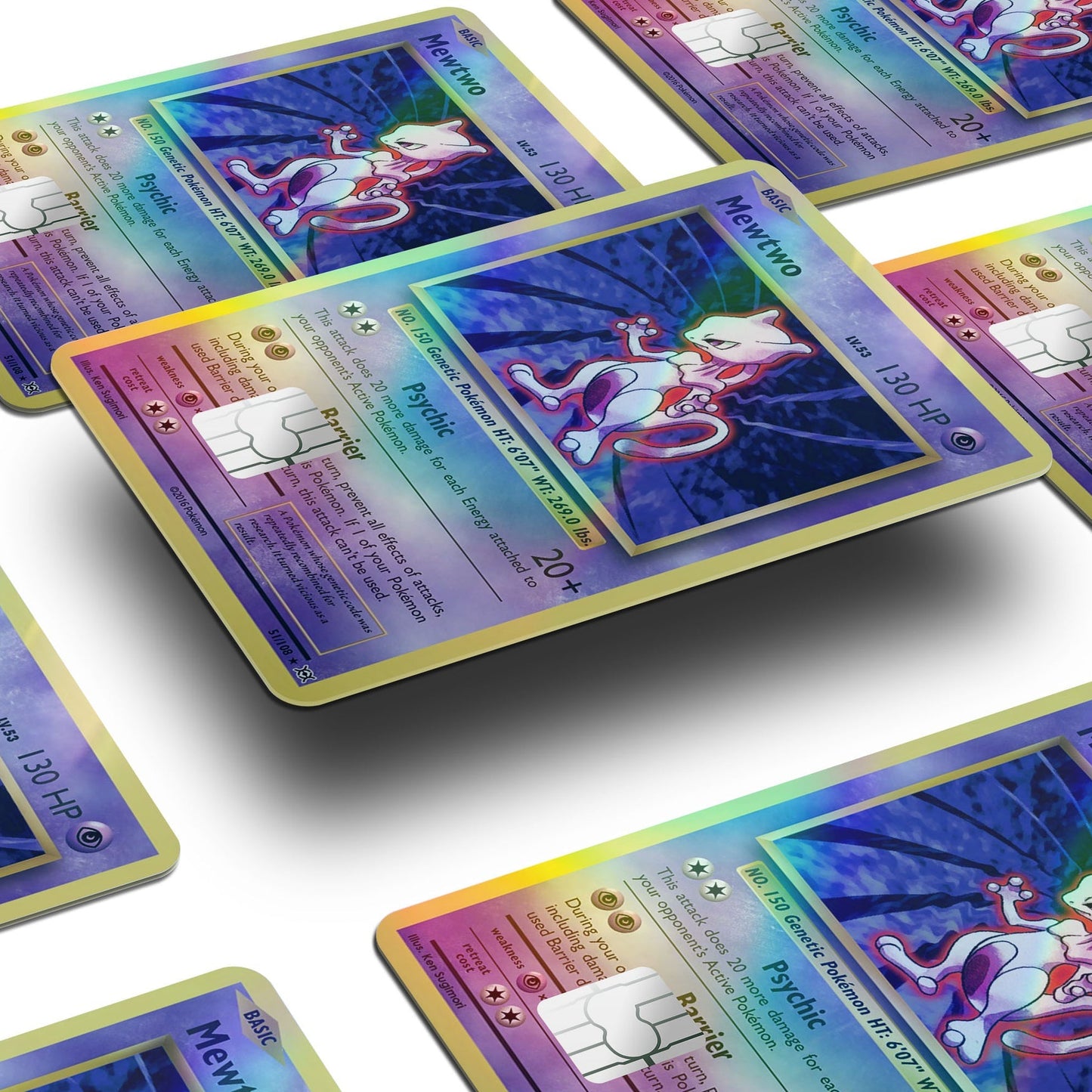 Pokemon Mewtwo - Debit Card Skin